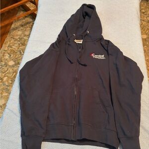 Carnival Paradise Navy Zip-Up Hoodie